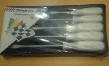 Vtg Snap-On Tools Indy 500 Commemorative Screw Driver Set NOS Unused Pearl White