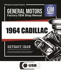 1964 Cadillac Shop Manual, Sales Data & Parts Books on USB (For: 1964 Cadillac)