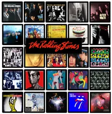 ROLLING STONES 25 U.S. album cover discography magnets lot (hackney diamonds