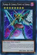 Yugioh CT10-EN011 Number 40: Gimmick Puppet of Strings Super Rare NEAR MINT NM