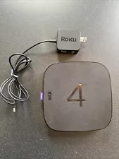 Roku 4 4th Generation Media Streamer 4400X - Black No Remote 4k