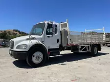 2008 Freightliner M2 106 18' Diesel 7.2L Flatbed Work Delivery Truck bidadoo