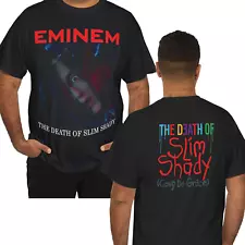 Eminem The Death Of Slim Shady 2 sides Gift For Fans Unisex S-5XL Shirt NW02_491