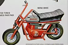 1/25 R A R E RUPP MINI BIKE & TOOLS /ONLY 3'' LONG TO FIT IN 1/25 TRUCK BED