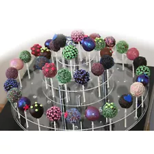 NEW! CAKE POPS DISPLAY STAND - 3 TIERED HANDMADE ACRYLIC CAKE POP SHELF HOLDER