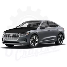 Matte Black 3M 2080 Premium Vinyl Decal Hood Wrap for Audi E-Tron 2019-2022