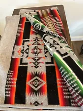 Pendleton Southwest/Aztec Wool Blanket Beaver State 86” X 86”