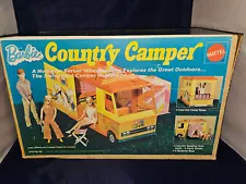 Barbie Country Camper Van RV Motorhome Accessories Vintage Mattel 1970s box