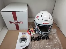 2023 Riddell Speed FLEX Football Helmet White w/ Facemask Youth Extra Large XL