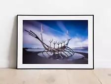 Scandinavian Prints | The Sun Voyager Reykjavik, Icelandic art for Sale and