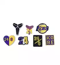 Kobe Mamba Shoe Charms For Crocs & Bracelet & Wristband