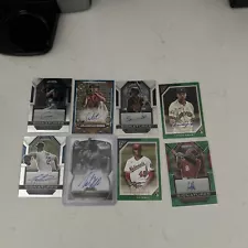 A card autographed lot all baseball