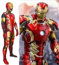 Avengers Endgame Iron Man Mark 85 Jumpsuit Cosplay Costume For Adult & Kids COS