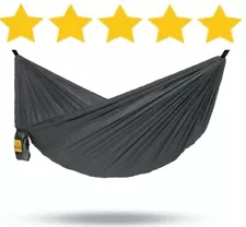 Wise Owl Outfitters 1 Person Featherlite, Ultra Light Grey Hammock