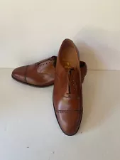 Crockett & Jones for Polo Ralph Lauren cap toe oxford Shoes brown US 10.5 D $895