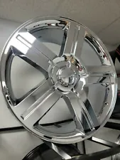 26" Inch Chrome Replica 258 Texas Edition LTZ Wheels Rims 22 24