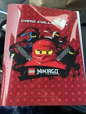 LEGO Ninjago Trading Card Game Lot of 37 Cards and Card Collector Holder Book