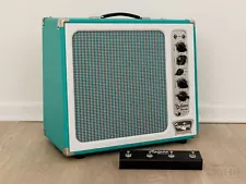 Tone King Falcon Grande 1x12 Tube Guitar Amp Turquoise w/ Footswitch