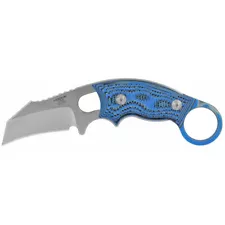 HOGUE EX-F03 FIXED KNIFE 2.25" 154CM G-MASCUS BLUE SCALES G10