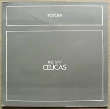 TOYOTA CELICA USA LF Car Sales Brochure For 1977 #PP/77-303 (11/76)