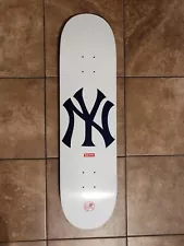 Rare NOS Supreme New York Yankees Skateboard Deck White Jeter 15 Aaron Judge ⚾️