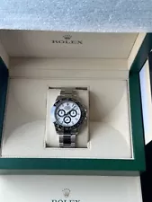 ROLEX DAYTONA 116500LN WHITE CERAMIC PANDA WATCH w/ BOX PAPERS NEW UNWORN