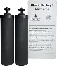 Authentic Black Berkey Elements BB9-2 Filters for Berkey Water Systems 2 Pack