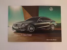 2010 Mercedes E-Class Coupe Original Sales Brochure E350 & E550