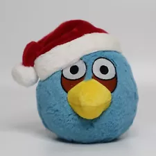 Angry Birds Seasons Santa Blue Bird Plush | 5" 2011 CWT RARE ToysRUs Variant