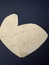 JANIS JOPLIN Signed Autograph/Woodstock