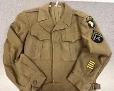 Vintage WW2 US Army 101st Airborne Ike Jacket SZ 34S