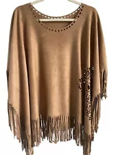 Est. 1946 One Size Ladies Poncho Western Look