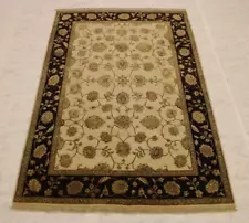 6'2" x 9'2" ft. Silk Flower Vegetable Dye Hand Knotted Oriental Authentic Rug