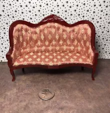 Victorian Sofa miniature dollhouse furniture 1:12 scale Brand New