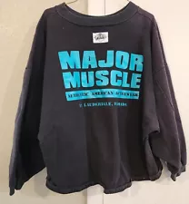 Vintage Bodybuilding Major Muscle Beach 80s/90s Florida Made In USA sz M?