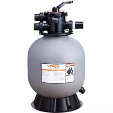 VEVOR Sand Filter 19" Above Inground Swimming Pool Sand Filter with 7-Way Valve