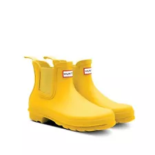 yellow hunter rain boots womens