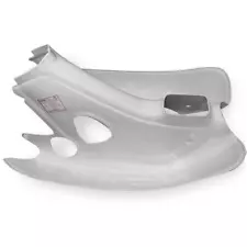 FRONT LEGSHIELD COVER LEG w/ NUT WHITE FIT HONDA C 70 C70 80-81 PASSPORT ONLY (For: 1981 Honda C70 Passport)