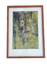 Bryan Nash Gill (1961-2013) Artist Proof Signed 2002 Birch Stand #2 17.5x11