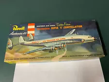 Vintage 1950's Revell issue 'Golden Falcon' Lockheed Super-G Constellation ub