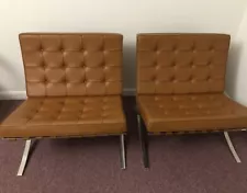 Knoll Barcelona Chair Pair