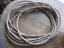 vintage 40 ft. 6 strand rawhide riata