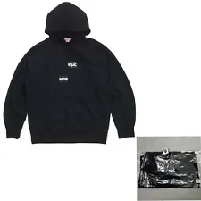 Supreme Comme Des Garcons Split Box Logo Hoodie Mens Medium Black CDG Sweatshirt