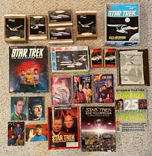 Star Trek Items- Models, Game, Blueprints, Magazines, TV Guide, Ornaments