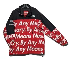 The North Face x Supreme FW15 By Any Means Necessary Mountain Pullover Large GUC