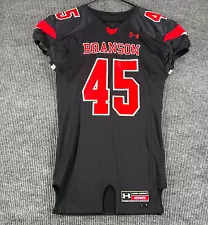 Branson Missouri High School Under Armour Black Football Jersey #45 Game Worn