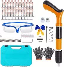 Portable Concrete Nail Gun Cordless Wall Fastening Tool Kit For Steel Wood Brick