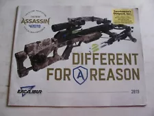 2019 EXCALIBUR ASSASSIN 420TD CROSSBOW ARCHERY CATALOG BROCHURE 22 PGS SPECS