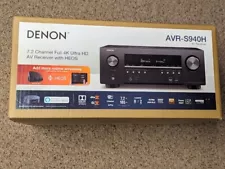 BRAND NEW IN THE BOX DENON AVR-S940H AV RECEIVER 7.2 CHANNEL FULL 4K