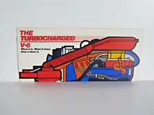 1978 Buick The Turbocharged V-6 Engine Motor How Works GM Sales Brochure OM-48